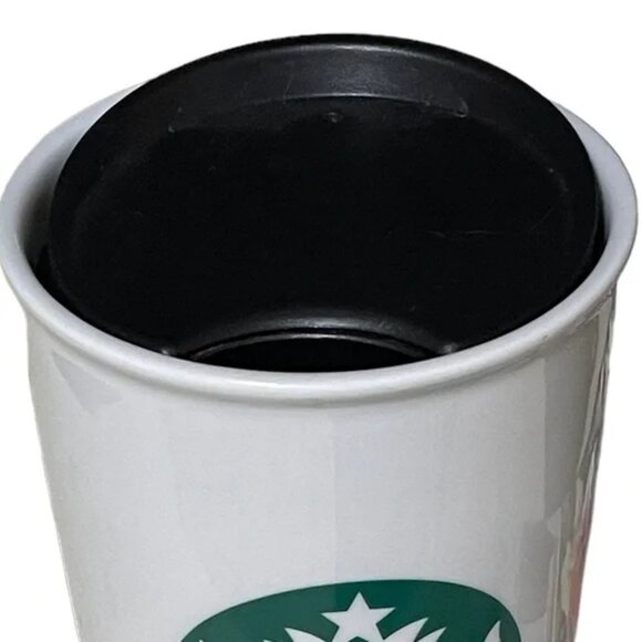 STARBUCKS 2016 Tall Coffee Tumbler Emulates Their Standard To-Go Cup. 12 oz - Picture 7 of 9